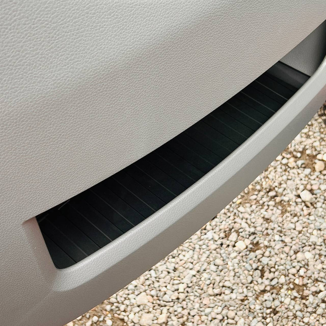 For MAN TGE Rubber Door Liner Pocket Inserts Black | Van-X
