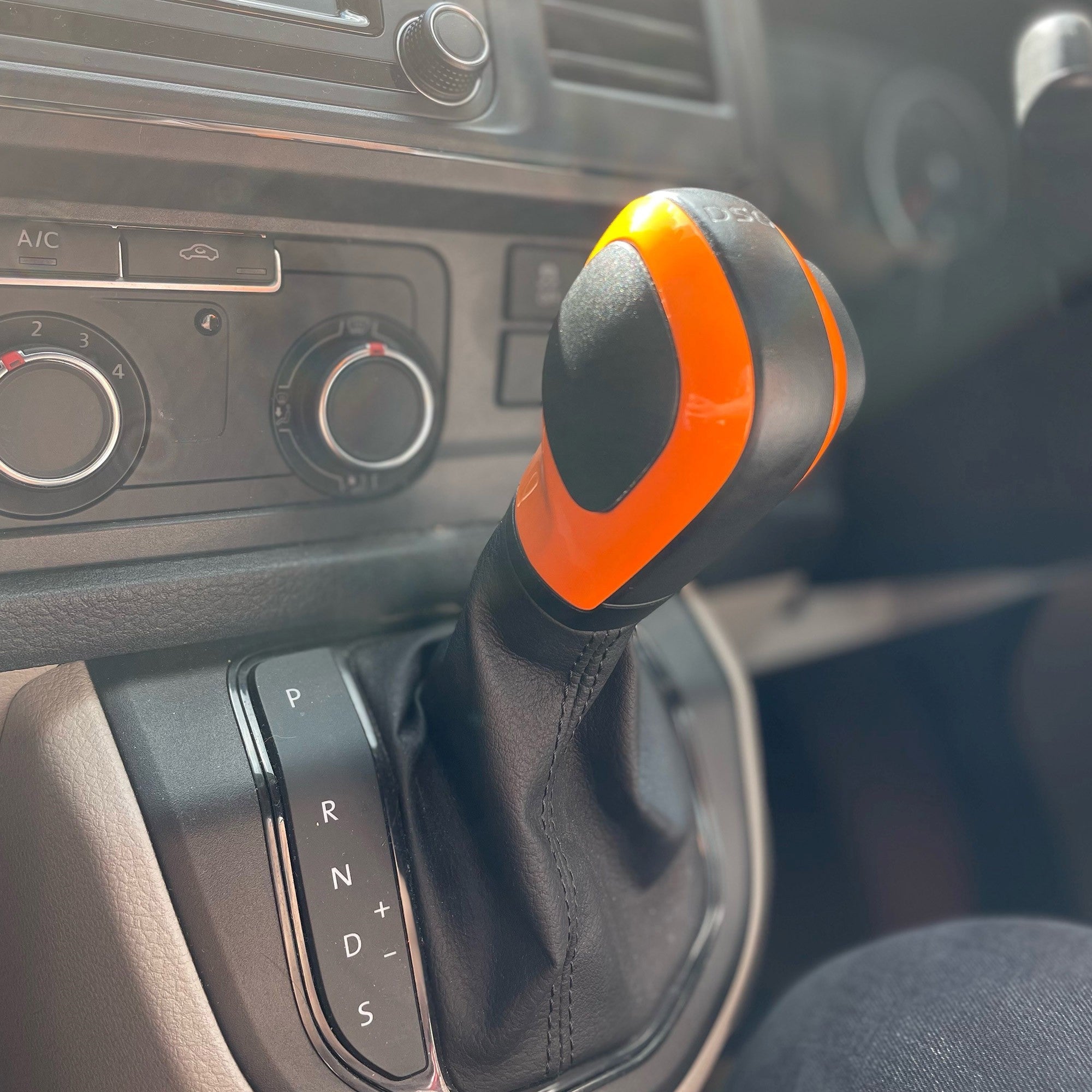 For VW T6 Transporter DSG Gear Knob Styling Caps – Orange Painted Upgrade, Ready to Fit