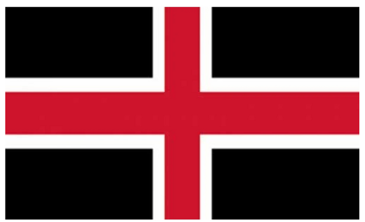 Durham city flag 5ft x 3ft with eyelets