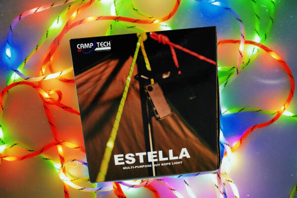 Estella LED rope light guy line for tent and awning white multicolour