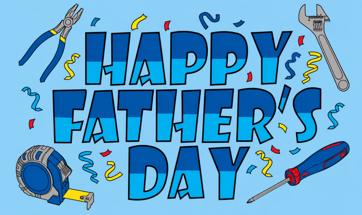 Happy fathers day flag 5ft x 3ft with eyelets