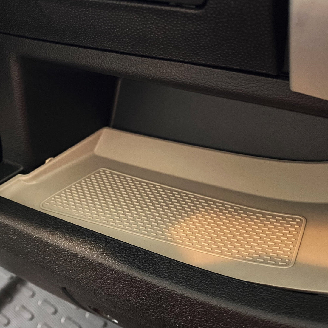 For Vauxhall Movano Lower Dashboard Rubber Inserts/Mats Light Grey | Auto-Trail Motorhome & Camper | Van-X