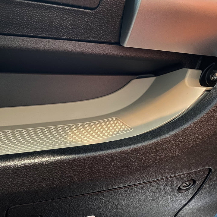 For Peugeot Boxer Lower Dashboard Rubber Inserts/Mats Light Grey | Auto-Trail Motorhome & Camper | Van-X