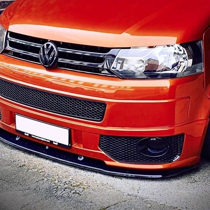 For VW T5.1 Transporter Front Foglight Trims – Honeycomb Sportline Matte Black | Van-X