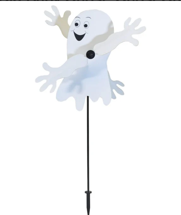 Baby Ghost ground spinner 27.5" high