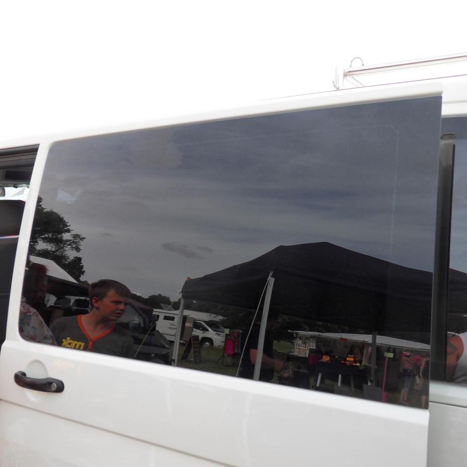 For VW T5 Transporter Smoked Fixed Side Window Glass | Van Conversion Side Panel – Van-X