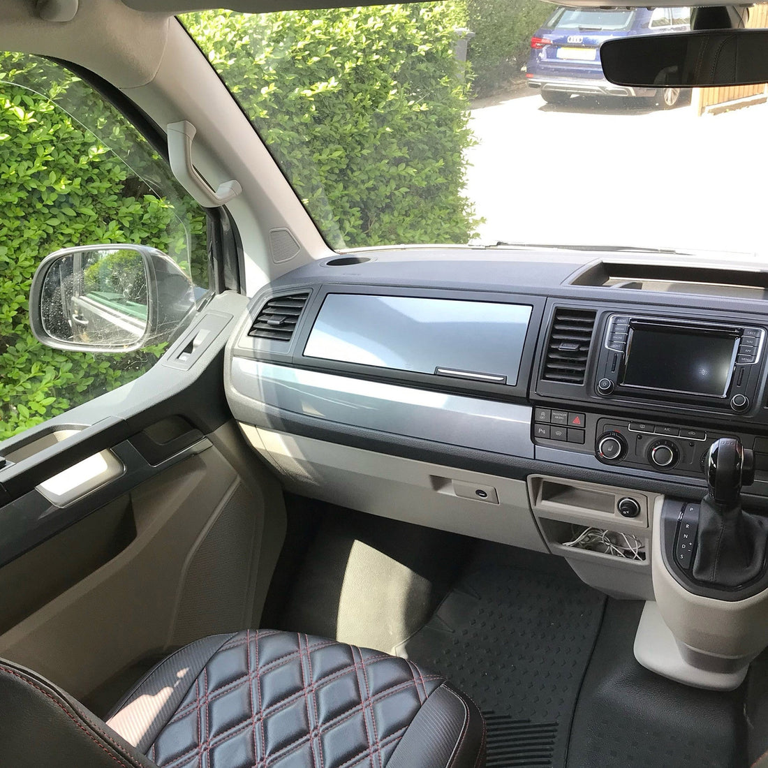 For VW Transporter T6 Gun Metal Grey Lower Dash Dashboard Trim | Van-X