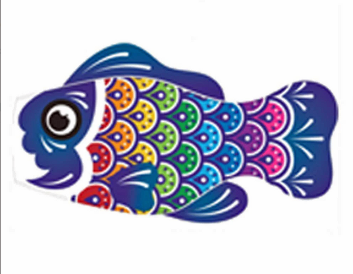 Koi fish windsock by Life's a breeze