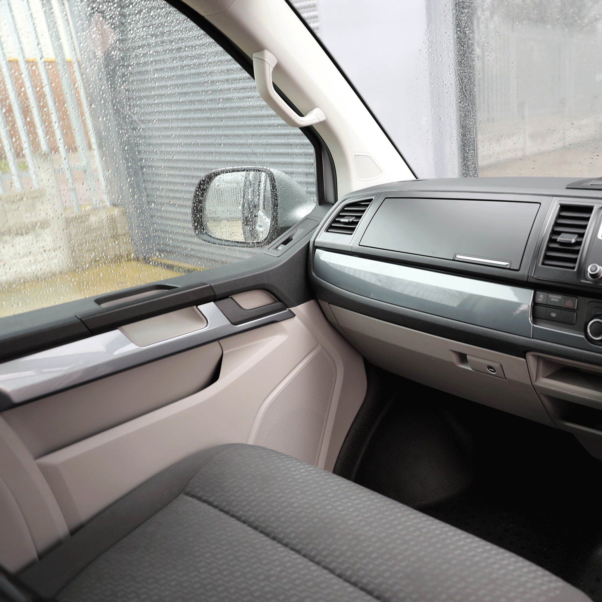 For VW Transporter T6 Gun Metal Grey Lower Dash Dashboard Trim | Van-X