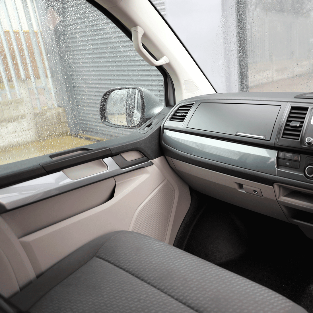 For VW Transporter T6 Gun Metal Grey Lower Dash Dashboard Trim | Van-X