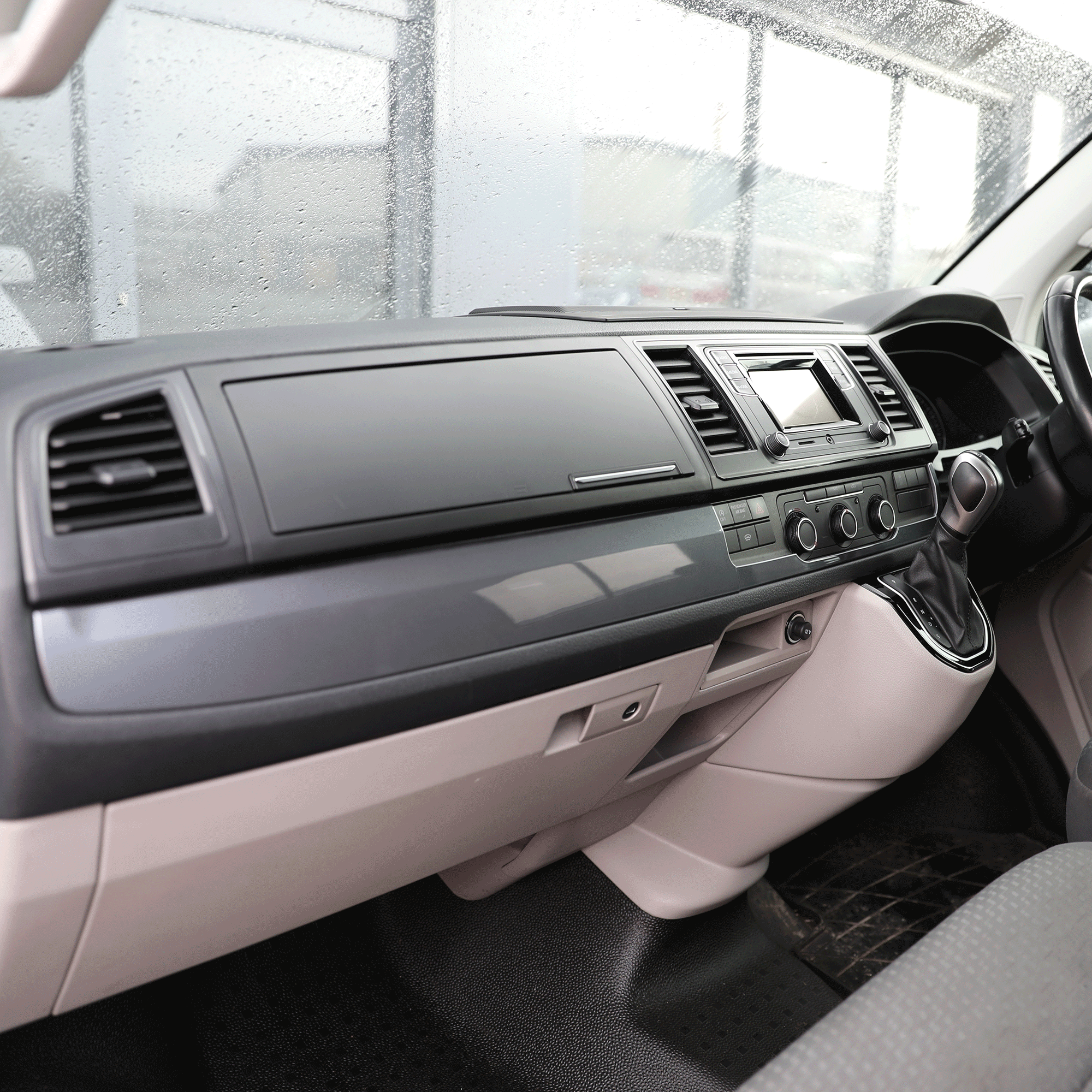 For VW Transporter T6 Gun Metal Grey Lower Dash Dashboard Trim | Van-X