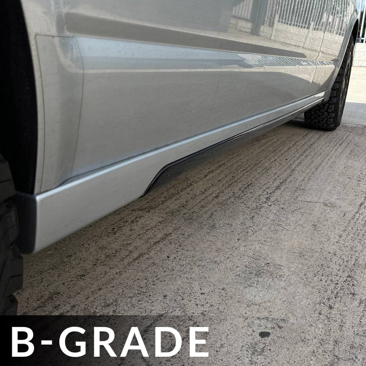 For VW T5, T5.1 LWB Side Skirts Reflex Silver Plastic Painted and Ready to Fit (B-Grade)