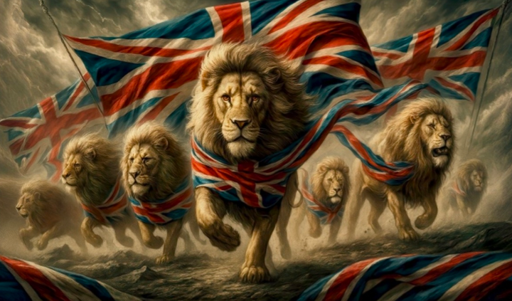 Make Britain roar again flag 5ft x 3ft with eyelets
