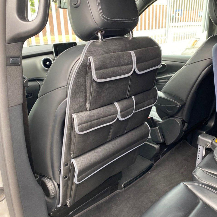 For Mercedes Vito Leatherette Captain Seat Back Organiser Campervan Storage - Van-X