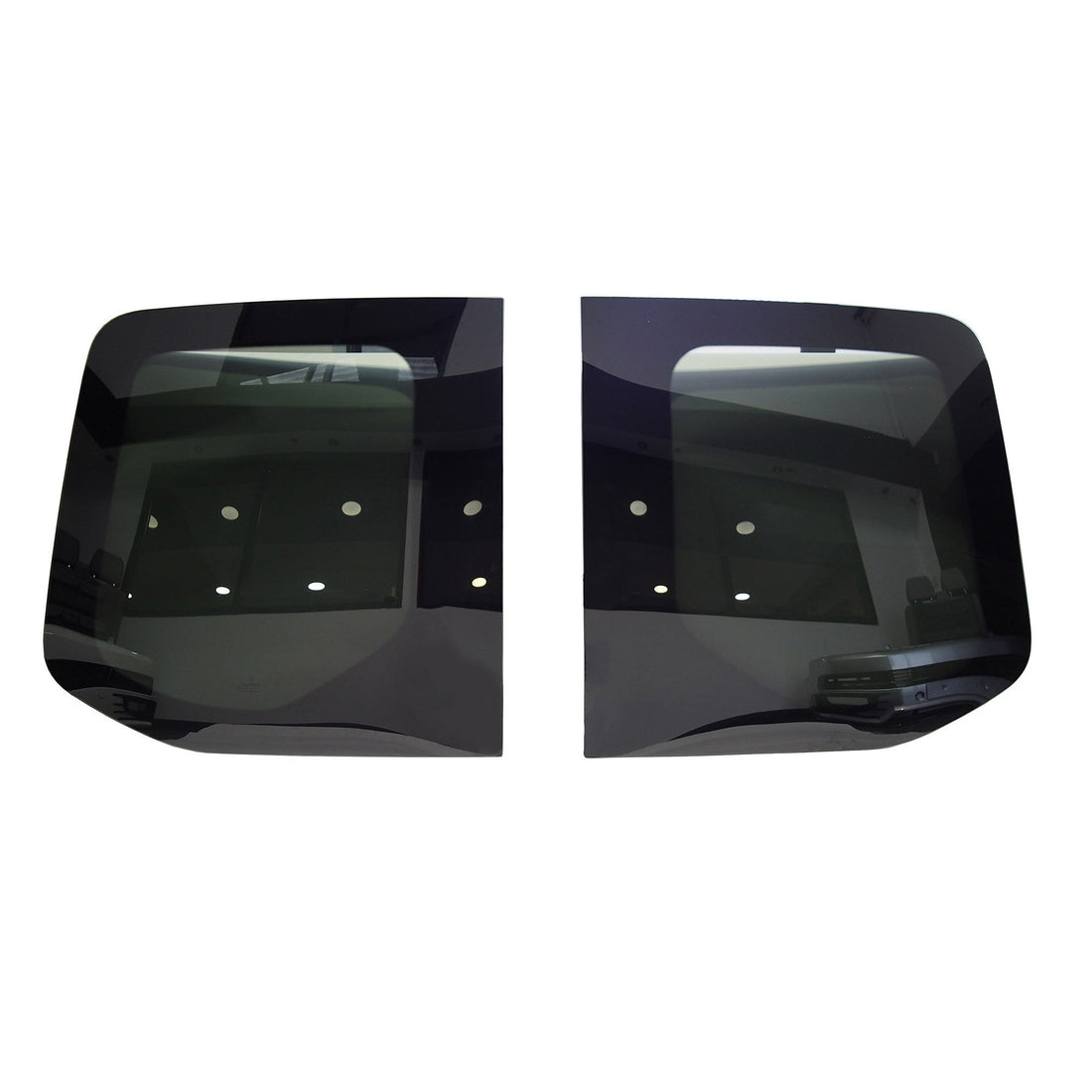 For Mercedes Sprinter Barn Door Window Glass Set – Limo Tinted Double Rear Door Windows | Van-X