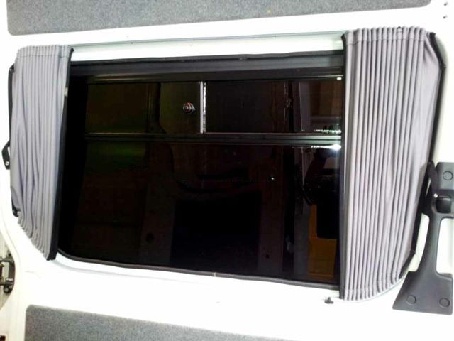 For VW Crafter Premium Window Curtains - Black/Grey - CREATE YOUR OWN BUNDLE! Van-X