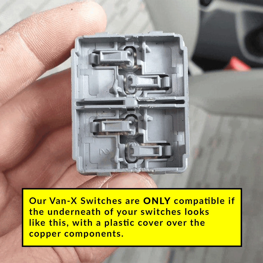 For VW Transporter T5.1 Electric Window Switch Caps – Interior Trim Styling Accessories - Van-X