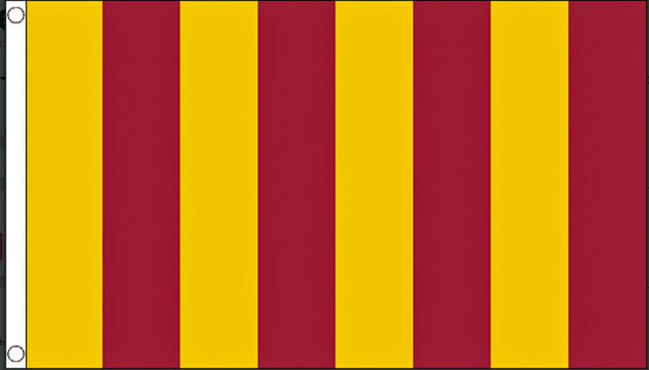 Northumbria flag 5ft x 3ft with eyelets