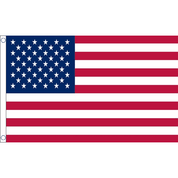 Old  glory USA flag 5ft x 3ft with eyelets