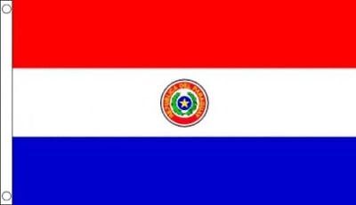 Paraguay Paraguayan flag 5ft x 3ft with eyelets
