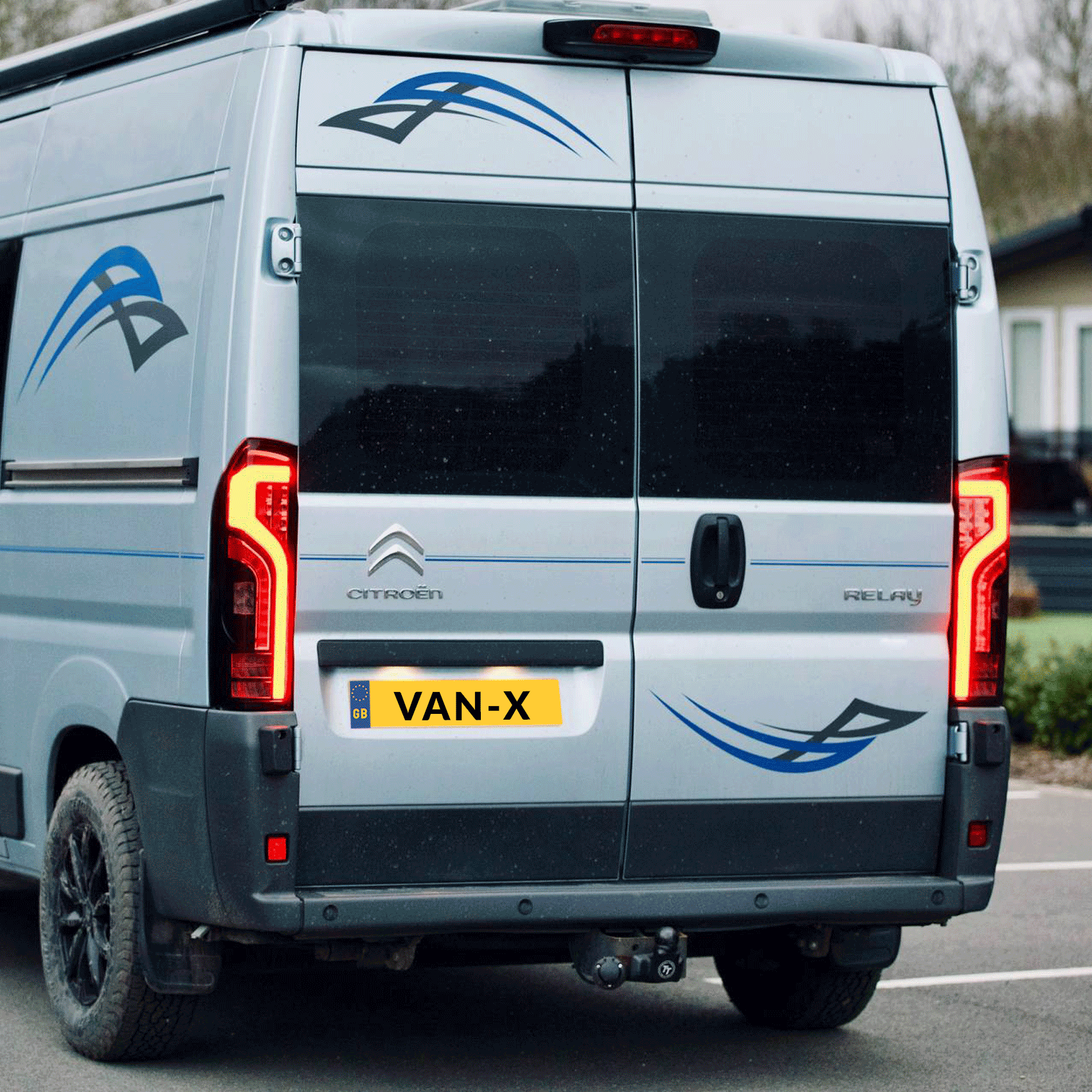 For Peugeot Boxer Full LED Rear Light Cluster | Tail Light, Rear Light Unit, Smoked LED Replacement | Van-X