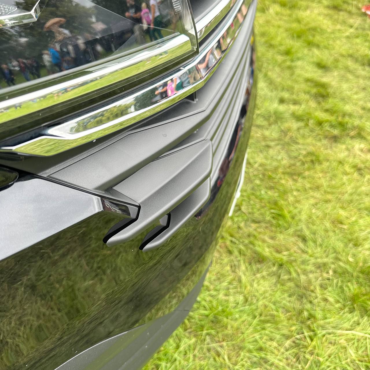 For VW T6.1 Front Grille Side Fins – Textured Black Finish (Set of 4) | Van-X