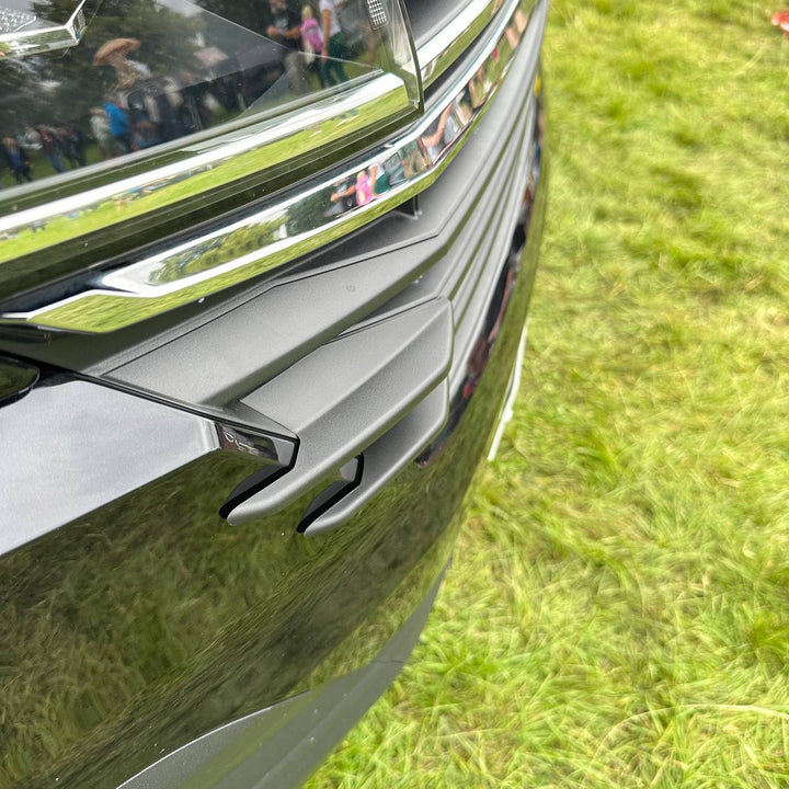 For VW T6.1 Front Grille Side Fins – Textured Black Finish (Set of 4) | Van-X