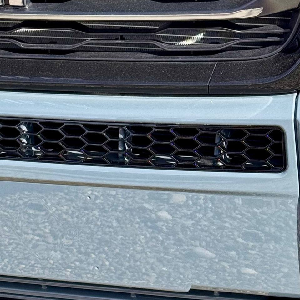 For Vauxhall Movano Bumper Honeycomb Grille | Gloss Black Front Styling Upgrade | Non Parking Sensor Version | Van-X