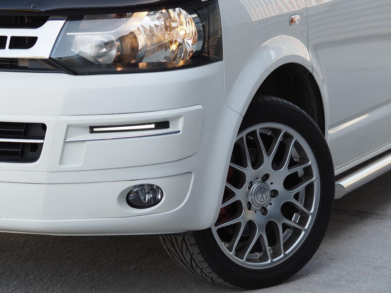 For VW T5.1 Daytime Running Light Bar (DRL) Smoke Lens Kit Painted Ready to Fit | Van-X