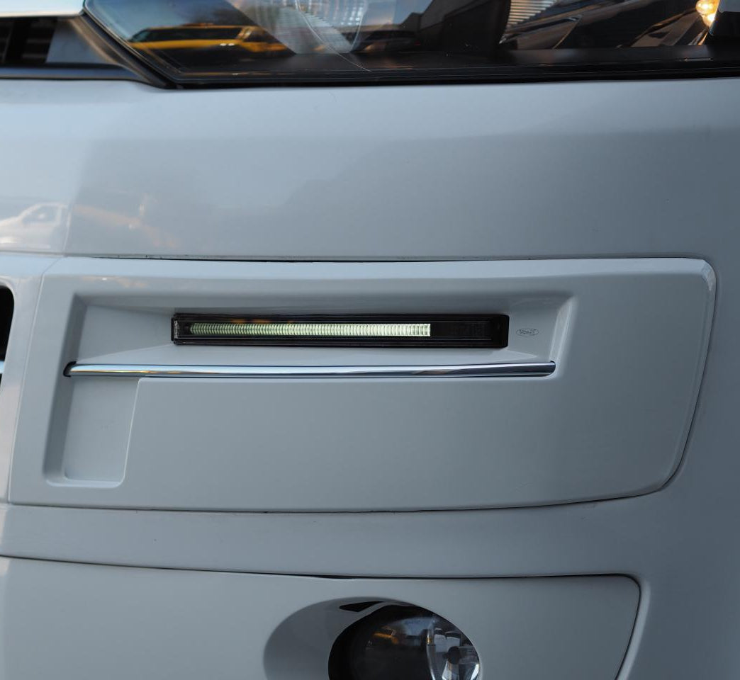For VW T5.1 Daytime Running Light Bar (DRL) Smoke Lens Kit Painted Ready to Fit | Van-X