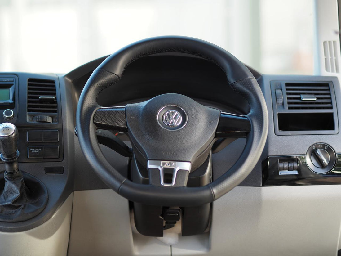 For VW T5.1 Transporter Leather Steering Wheel Replacement | Premium OEM Upgrade | Van-X