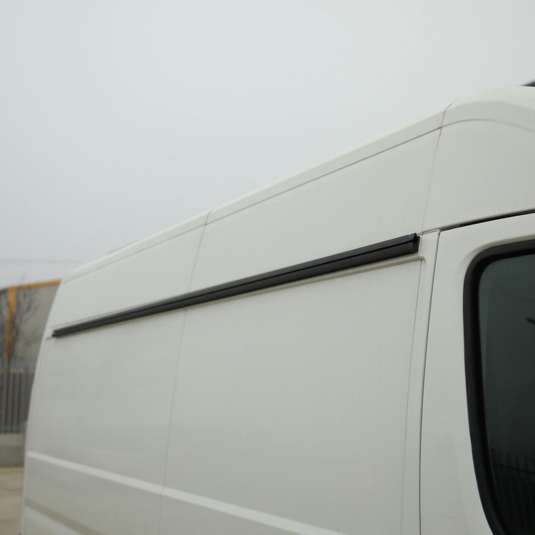 For Peugeot Boxer Campervan Awning Rails (Black) - B-Grade - Collection Only