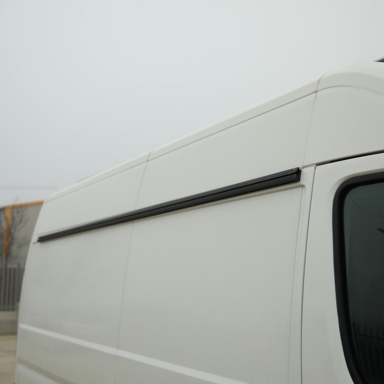 For Fiat Ducato / Ram ProMaster Awning Rails (Black) - B-Grade - Collection Only | Van-X