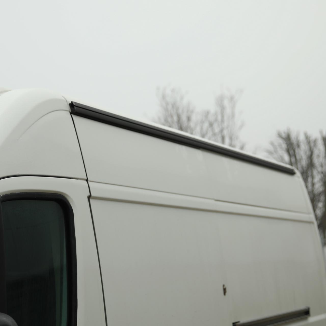 For Peugeot Boxer Campervan Black Awning Rails – Drive-Away & Reimo Compatible | Van-X