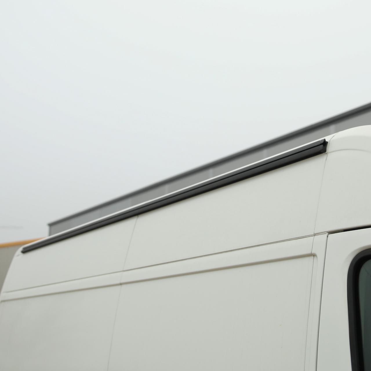 For Fiat Ducato / Ram ProMaster Campervan Black Awning Rails – Drive-Away & Reimo Compatible | Van-X