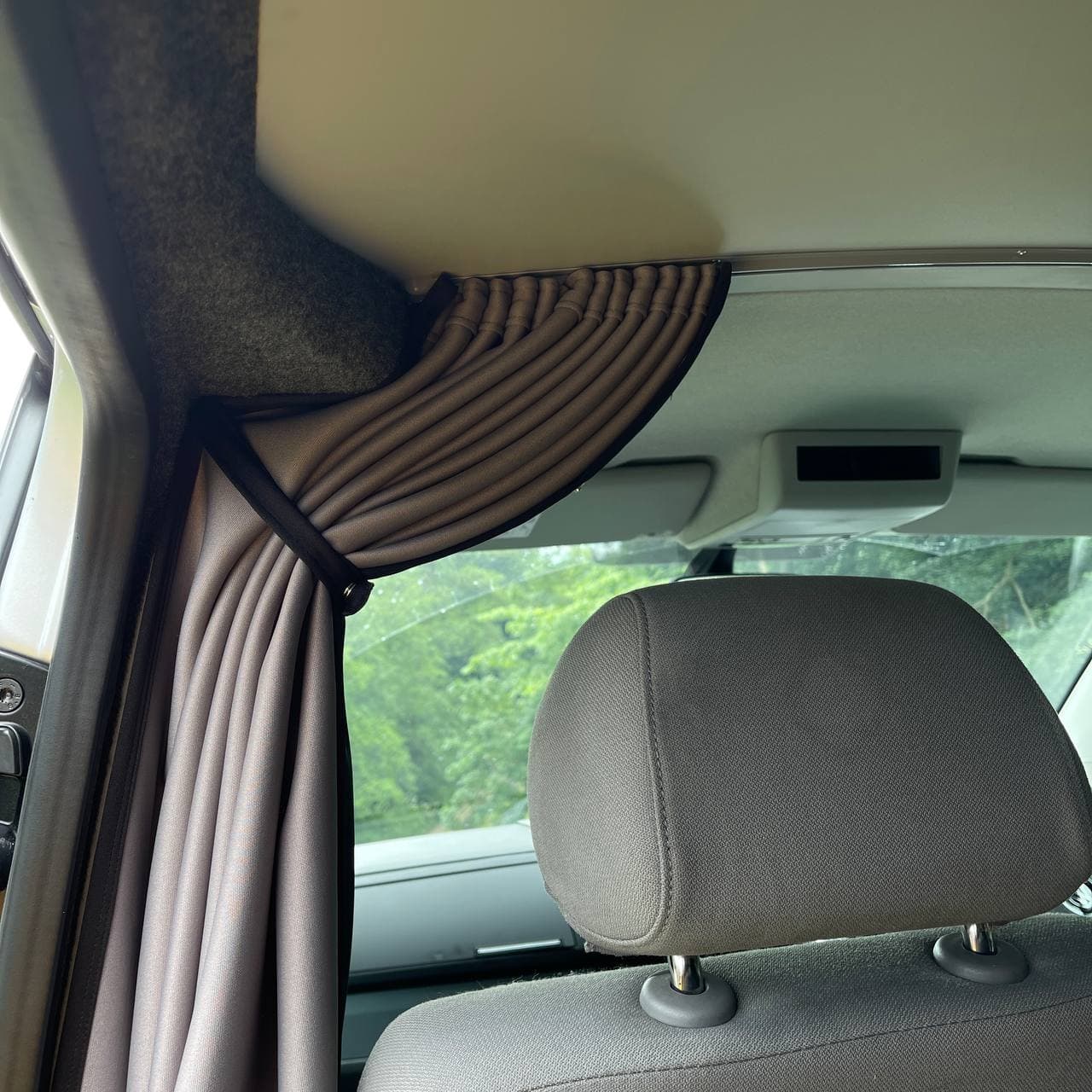 For Mercedes Dodge Sprinter Cab Divider Curtain Kit with Rail Premium Quality - Van-X