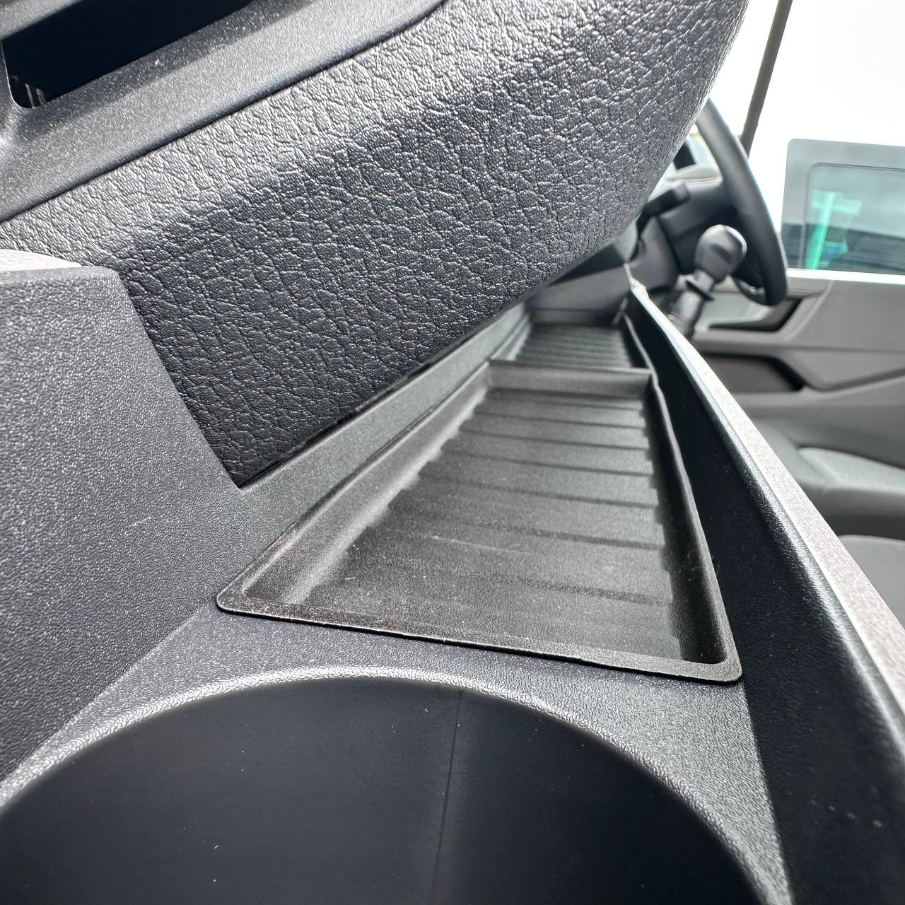 For VW Crafter & MAN TGE Lower Dashboard Rubber Insert Mats | Durable Interior Upgrade | Van-X