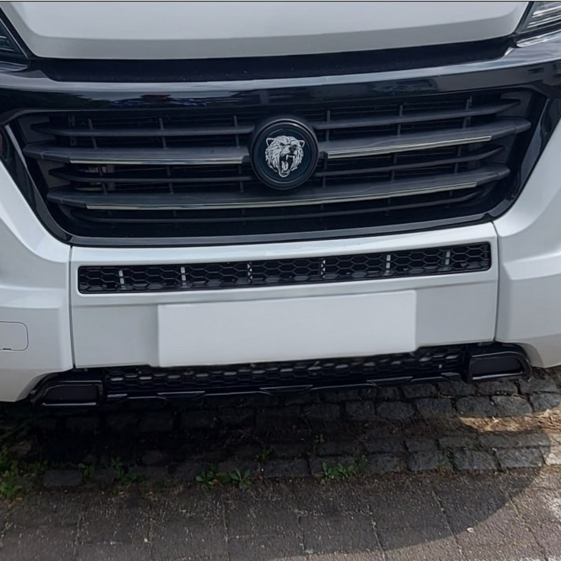 For Citroën Relay Lower Bumper Honeycomb Grille Gloss Black | Front Lower Grille | Van-X