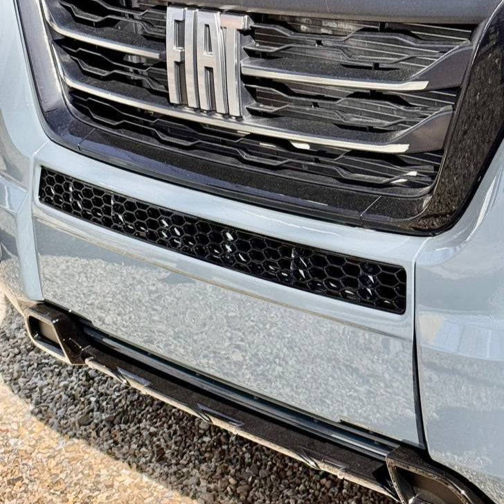For Citroën Relay Bumper Honeycomb Grille | Gloss Black Front Styling Upgrade | Non Parking Sensor Version | Van-X