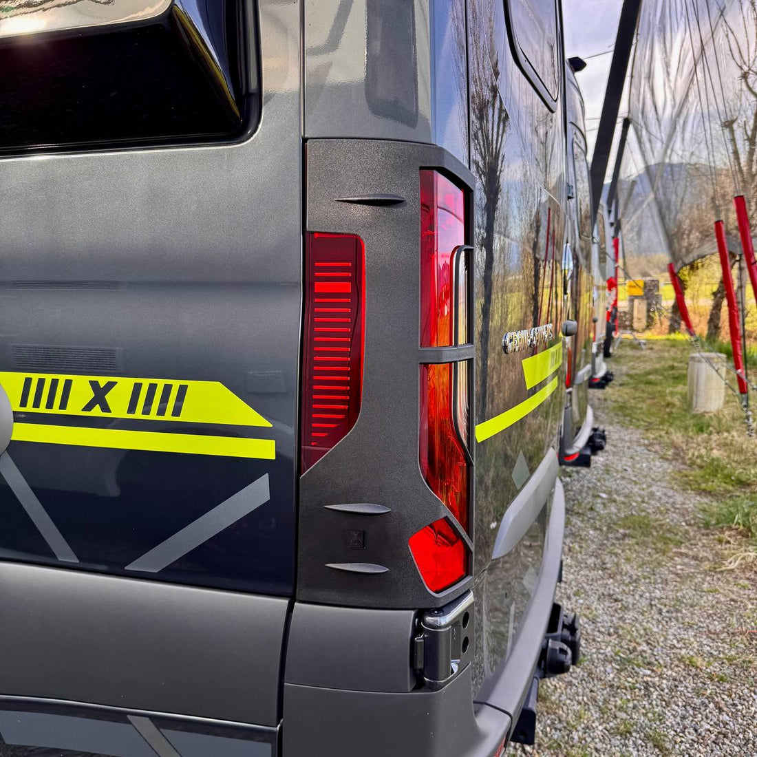 For Mercedes-Benz Sprinter Dodge 907 Rear Light Guards | Tail Light Protectors for Sprinter Vans – Van-X