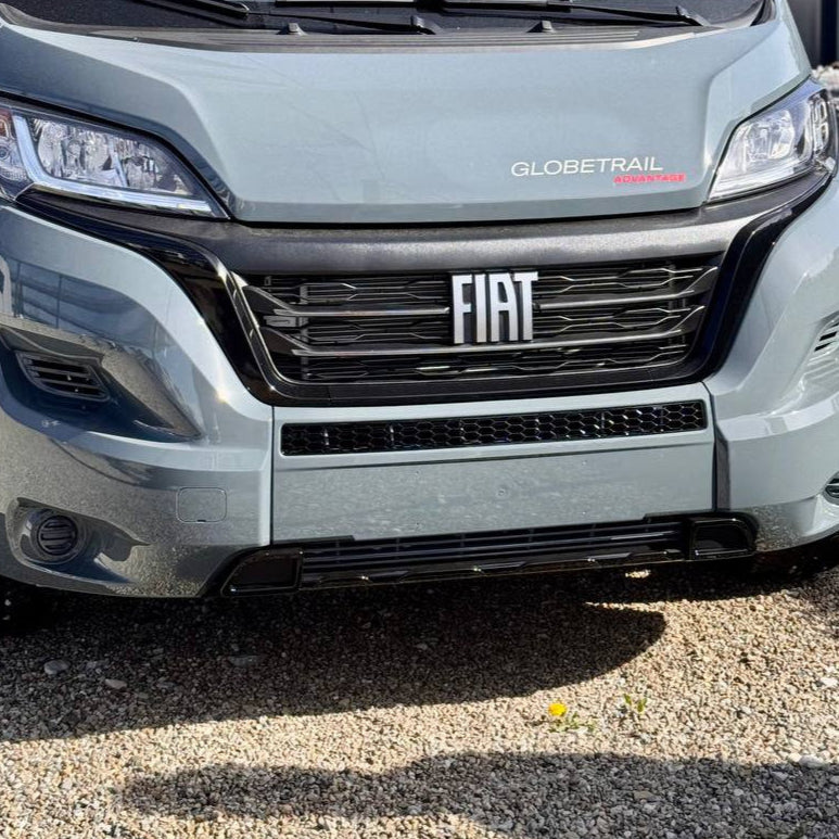 For Vauxhall Movano Bumper Honeycomb Grille | Gloss Black Front Styling Upgrade | Non Parking Sensor Version | Van-X