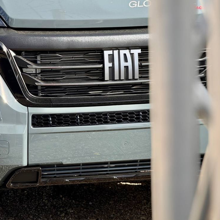 For Peugeot Boxer Bumper Honeycomb Grille | Gloss Black Front Styling Upgrade | Non Parking Sensor Version | Van-X
