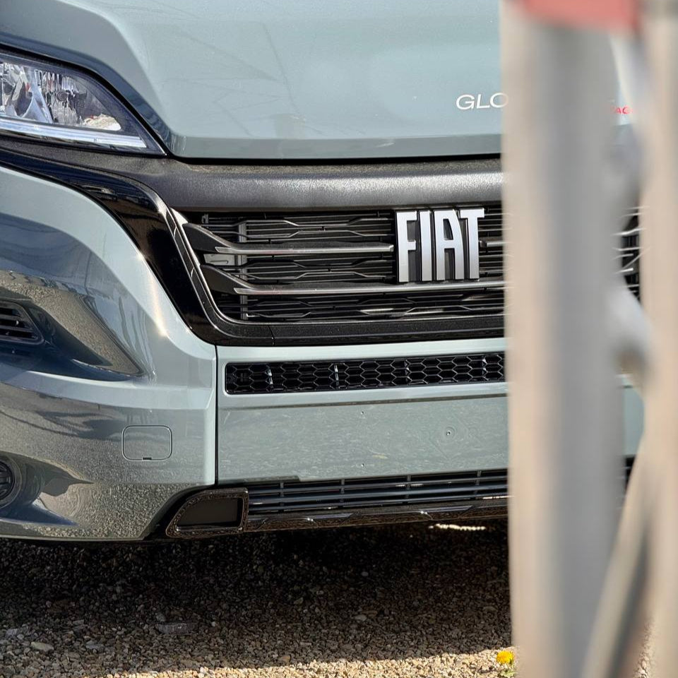 For Citroën Relay Bumper Honeycomb Grille | Gloss Black Front Styling Upgrade | Non Parking Sensor Version | Van-X