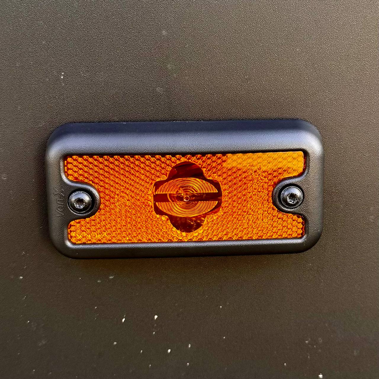 For Fiat Ducato Side Signal Marker Light Cover Guard - Textured Black | Van-X