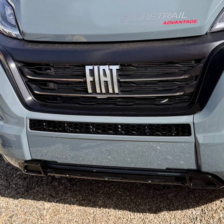 For Citroën Relay Bumper Honeycomb Grille | Gloss Black Front Styling Upgrade | Non Parking Sensor Version | Van-X