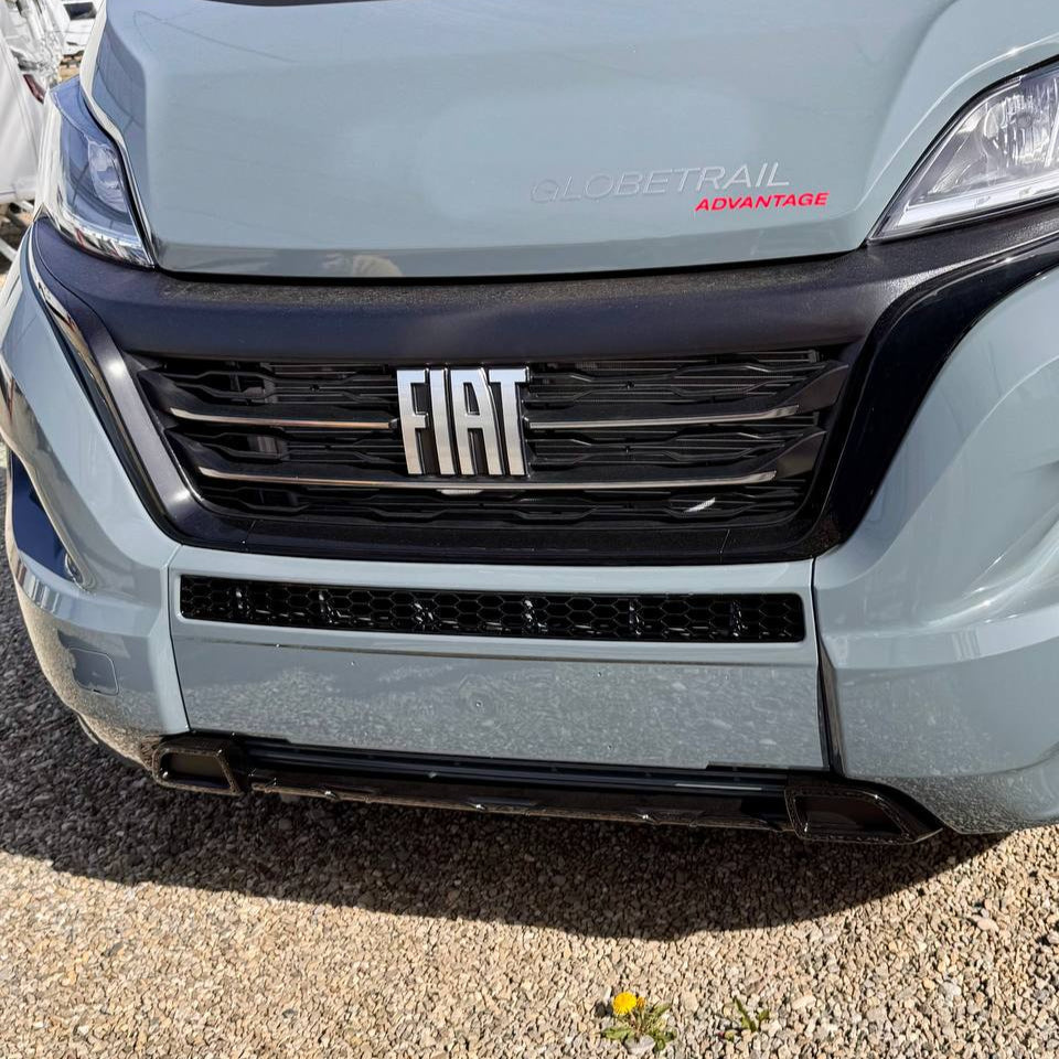 For Vauxhall Movano Bumper Honeycomb Grille | Gloss Black Front Styling Upgrade | Non Parking Sensor Version | Van-X