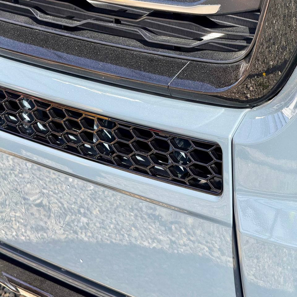 For Citroën Relay Bumper Honeycomb Grille | Gloss Black Front Styling Upgrade | Non Parking Sensor Version | Van-X