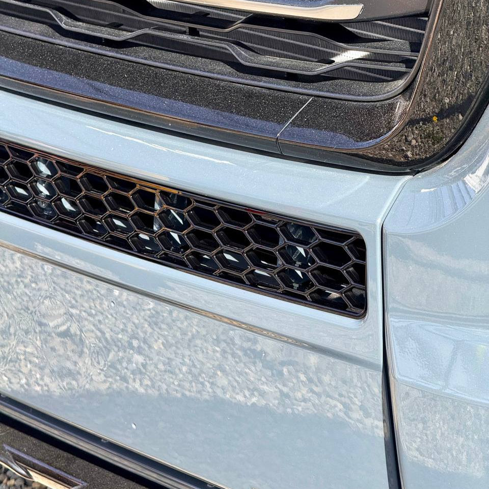For Fiat Ducato Bumper Honeycomb Grille | Gloss Black Front Styling Upgrade | Non Parking Sensor Version | Van-X