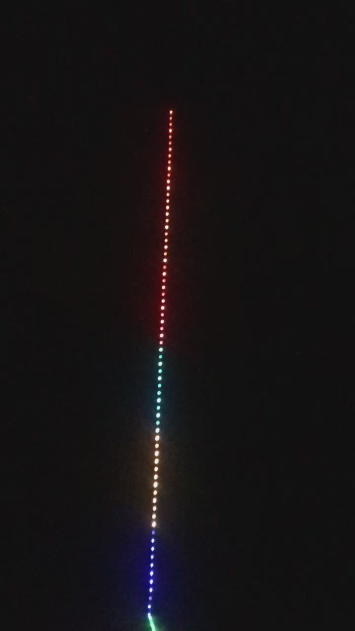 Spectrum multicoloured USB powered LED string lights 10m