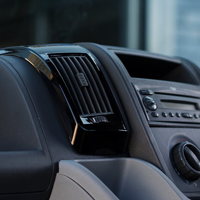 For Vauxhall Movano Dashboard Air Vent (Black) – Painted OEM Replacement, Ready to Fit | Van-X
